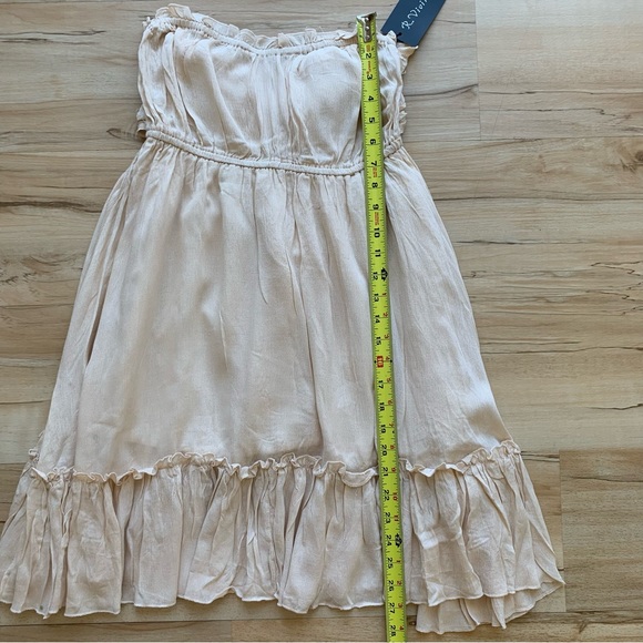 Vivimos Short cotton summer dress, sleeveless, with front bow tube dr… - Picture 12 of 12